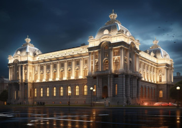 Архитектурная подсветка зданий в Санкт-Петербурге