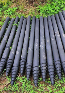 Свая винтовая 108х2500 мм – надежное и прочное основание для любого сооружения