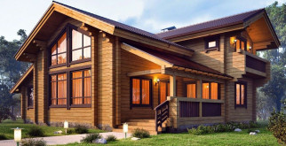 Достоинства домов из бруса