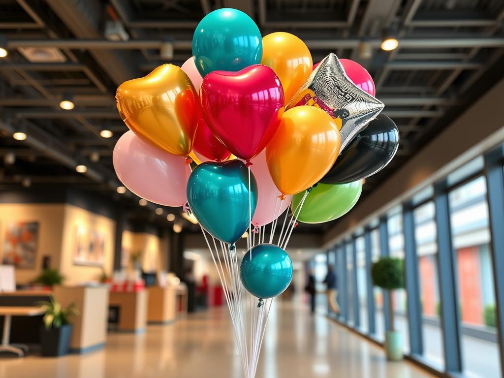 balloon bouquets for businessфото