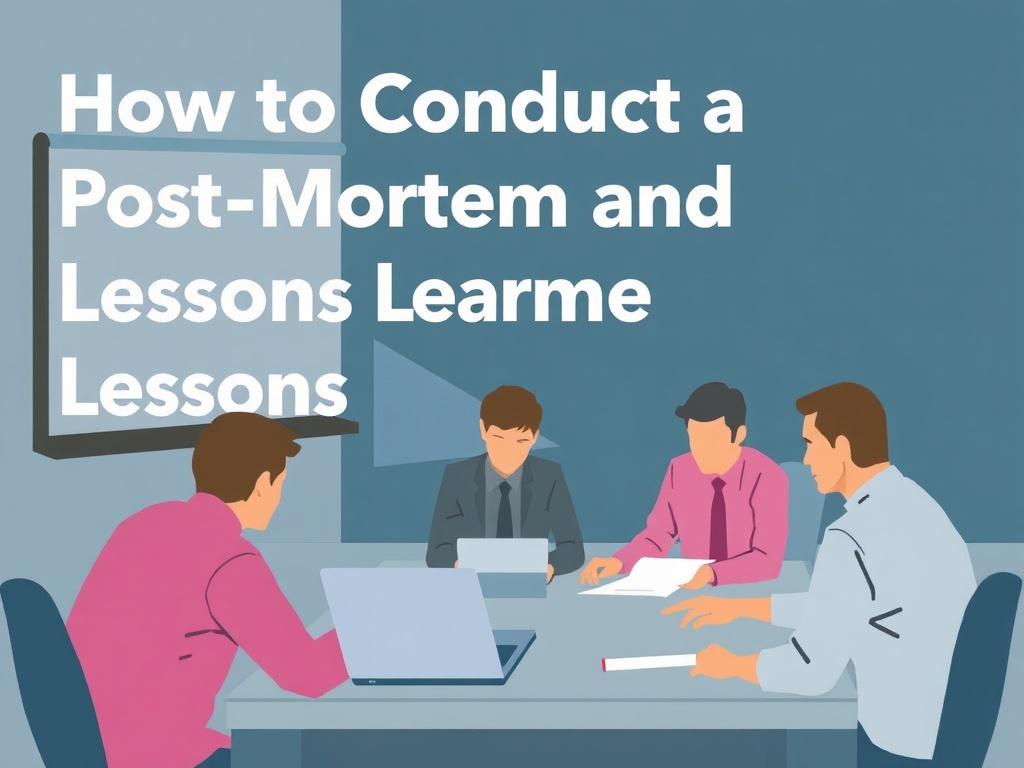     How to Conduct a Post-Mortem and Lessons Learned Session. Häufige Fehler und wie man sie vermeidet