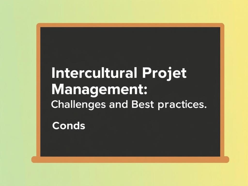     Gestion de Projet Interculturel : Défis et Bonnes Pratiques. Conclusion