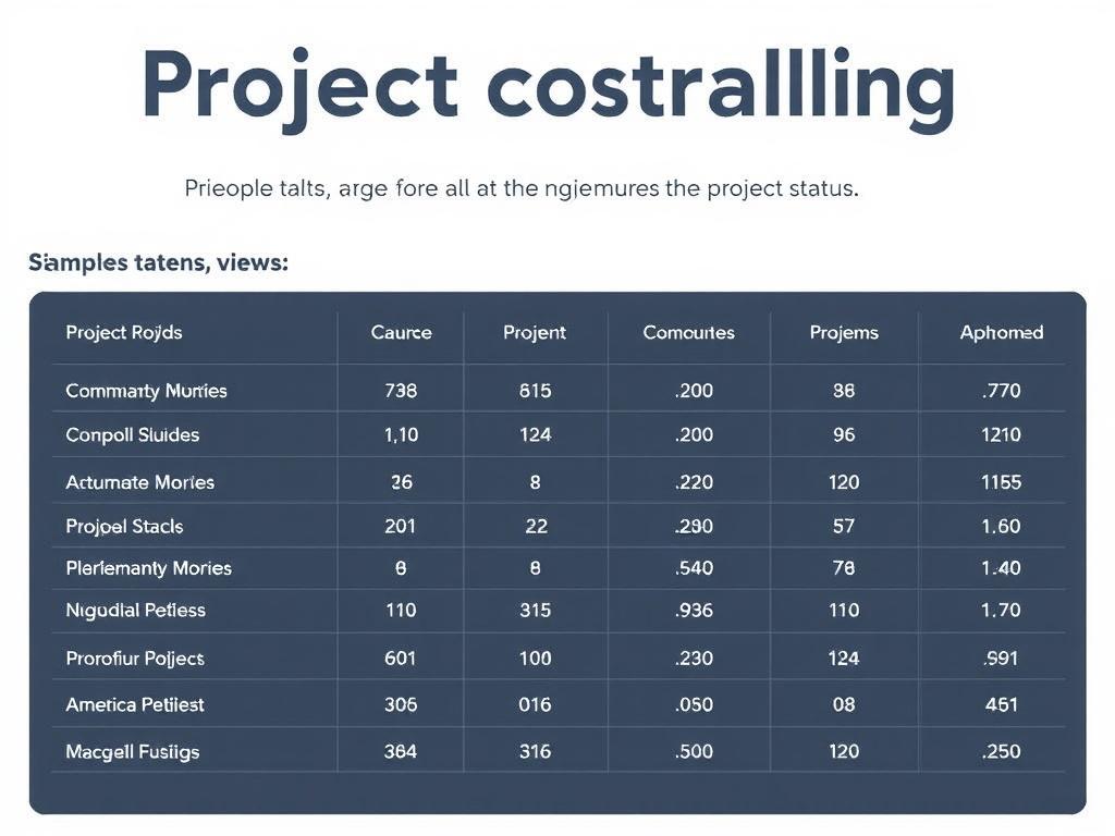     Projektcontrolling: Kennzahlen für den Projektstatus. Praktische Tabellen: Kennzahlenübersicht und Beispiele