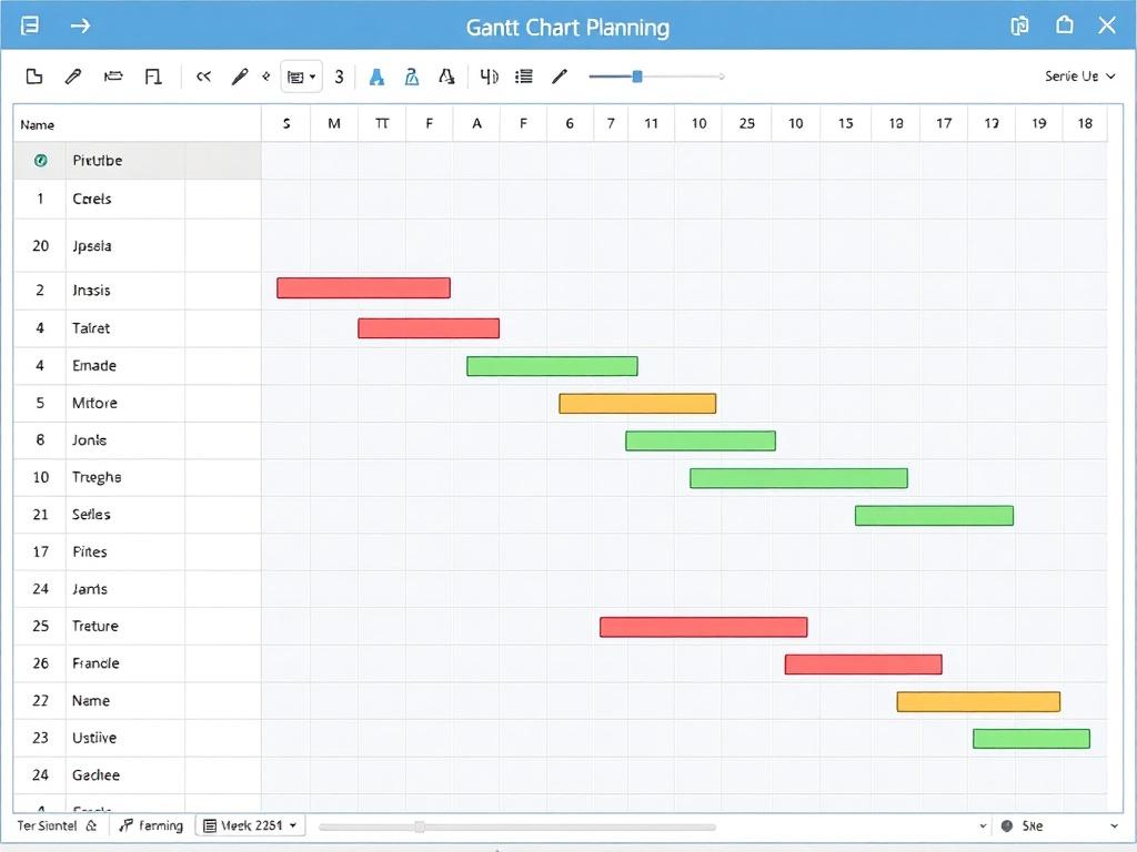     Using Gantt Charts for Visual Project Planning. Grundelemente eines Gantt‑Diagramms