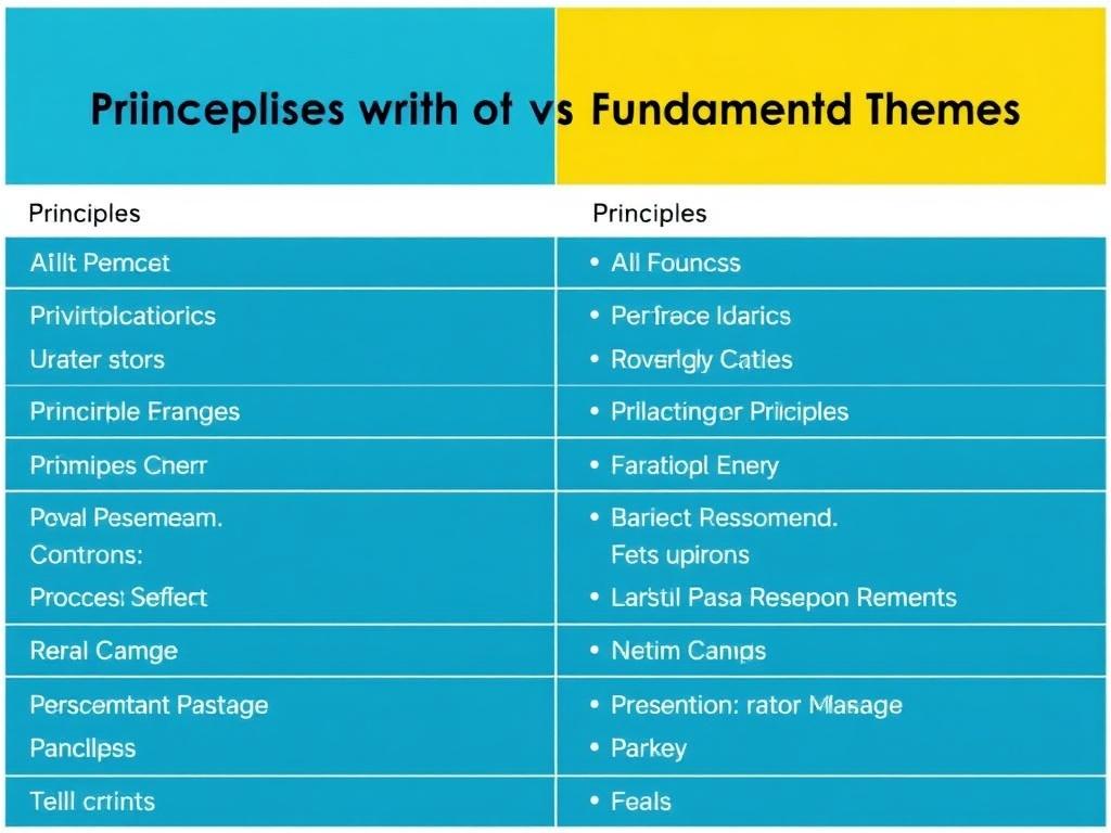     Méthode PRINCE2 : Principes et Thèmes Fondamentaux. Tableau synthétique : principes vs thèmes