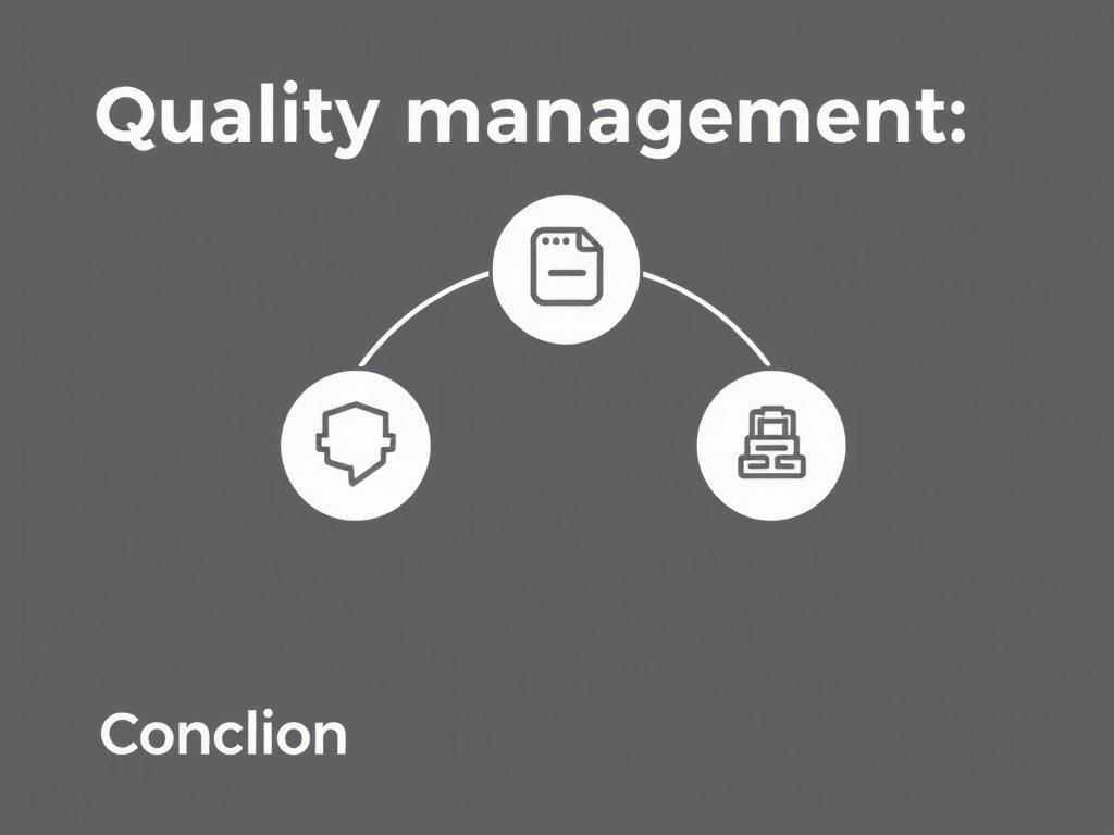     Qualitätsmanagement: Wie Sie die gewünschte Qualität sicherstellen. Schlussfolgerung