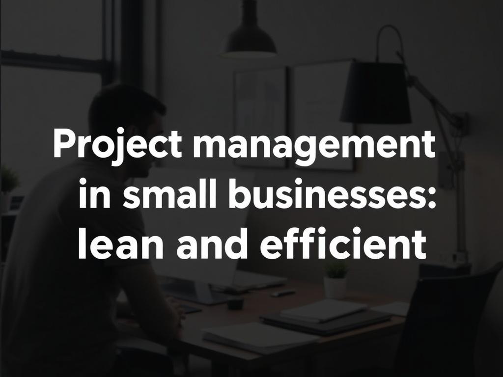     Projektmanagement in kleinen Unternehmen: Lean und effizient. Warum Projektmanagement in kleinen Unternehmen anders ist