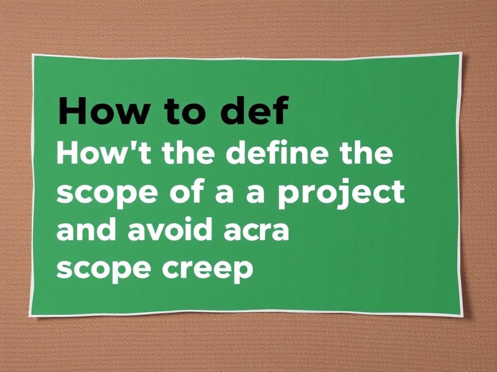     Cómo definir el alcance de un proyecto y evitar la deriva.. Conclusión