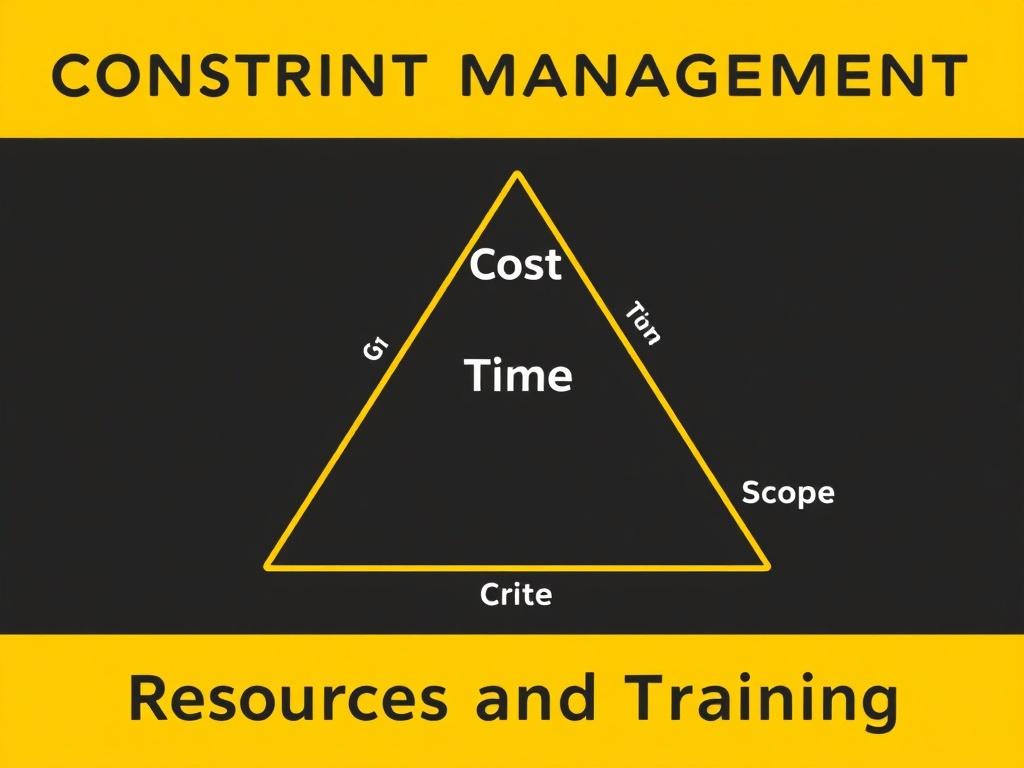     Gestion des Contraintes : Le Triangle d'Or (Coût, Délai, Périmètre). Ressources et formation