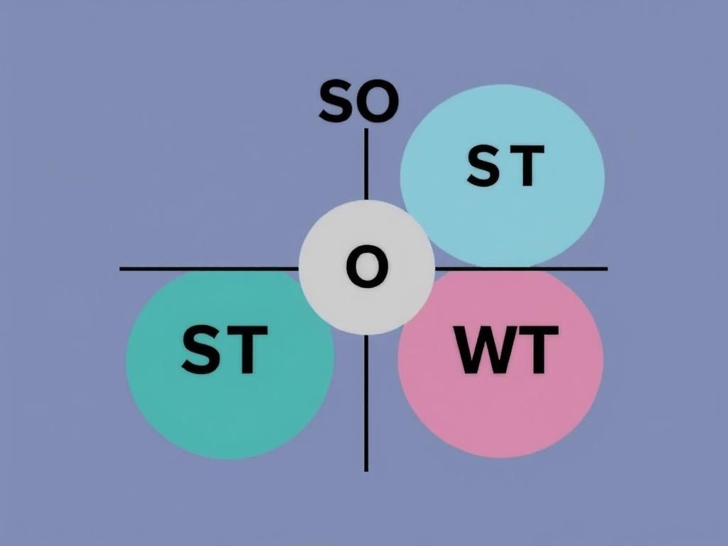     Cómo realizar un análisis DAFO para tu proyecto.. Análisis cruzado: estrategias FO, FA, DO, DA