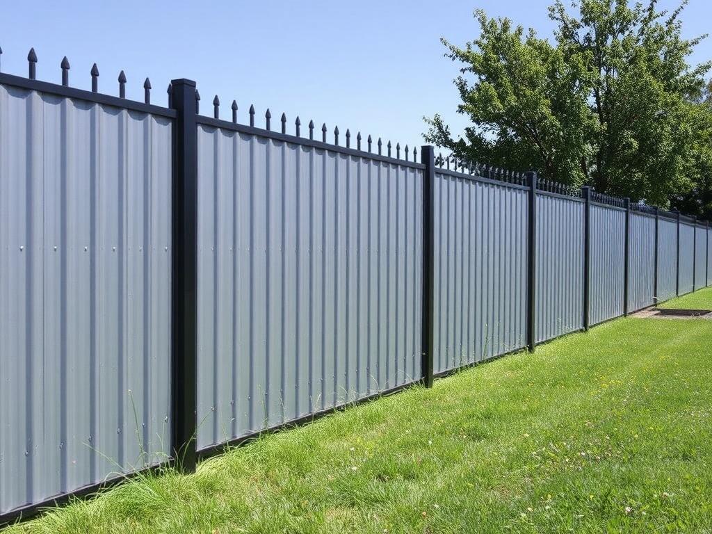 Заборы из профнастила ST 15: практичный выбор, который не надоедает