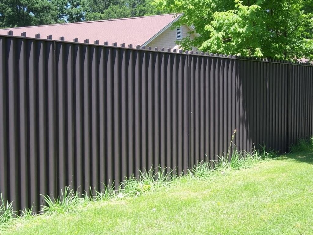 Заборы из профнастила: простой материал, большие возможности